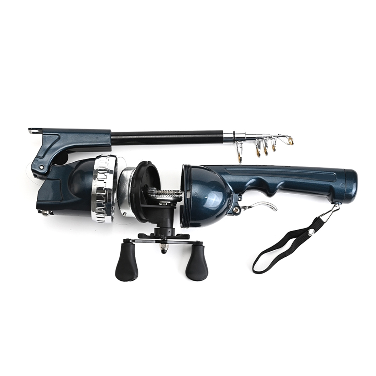 Fishing Rod Telescopic - X59A_Portable Folding Fishing Rod Telescopic Fly