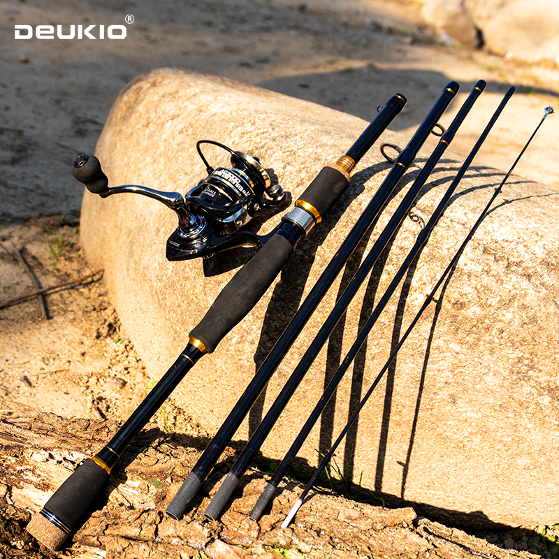 Fishing Rod Spinning - DEUKIO Fishing Rod Reel Combo 1.8
