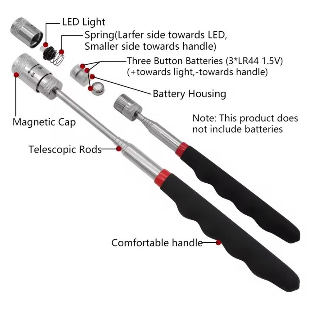 Telescopic Magnetic Pen with L - Fishing Rod Telescopic のレビューと価格