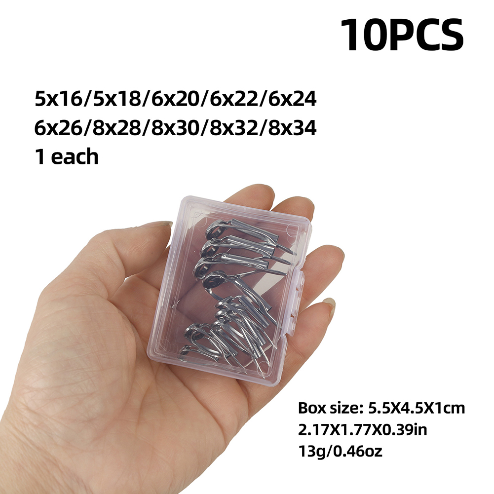 10/40pcs Fishing Rod Guide Rin - Fishing Rod Tip Replacement のレビューと価格