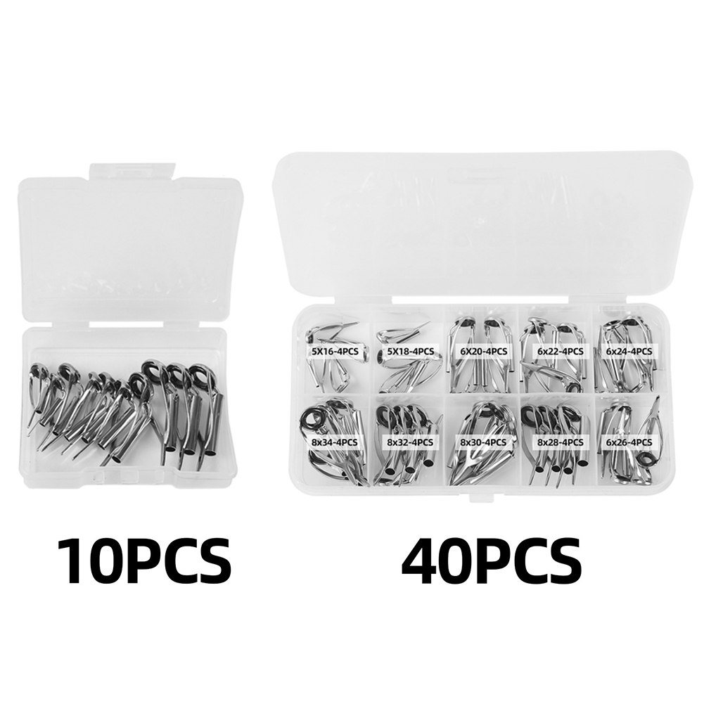 10/40pcs Fishing Rod Guide Rin - Fishing Rod Tip Replacement のレビューと価格