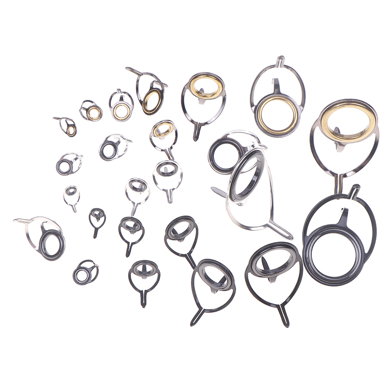 8Pcs Fishing Tackle Stainless  - Fishing Rod Guide Replacement のレビューと価格