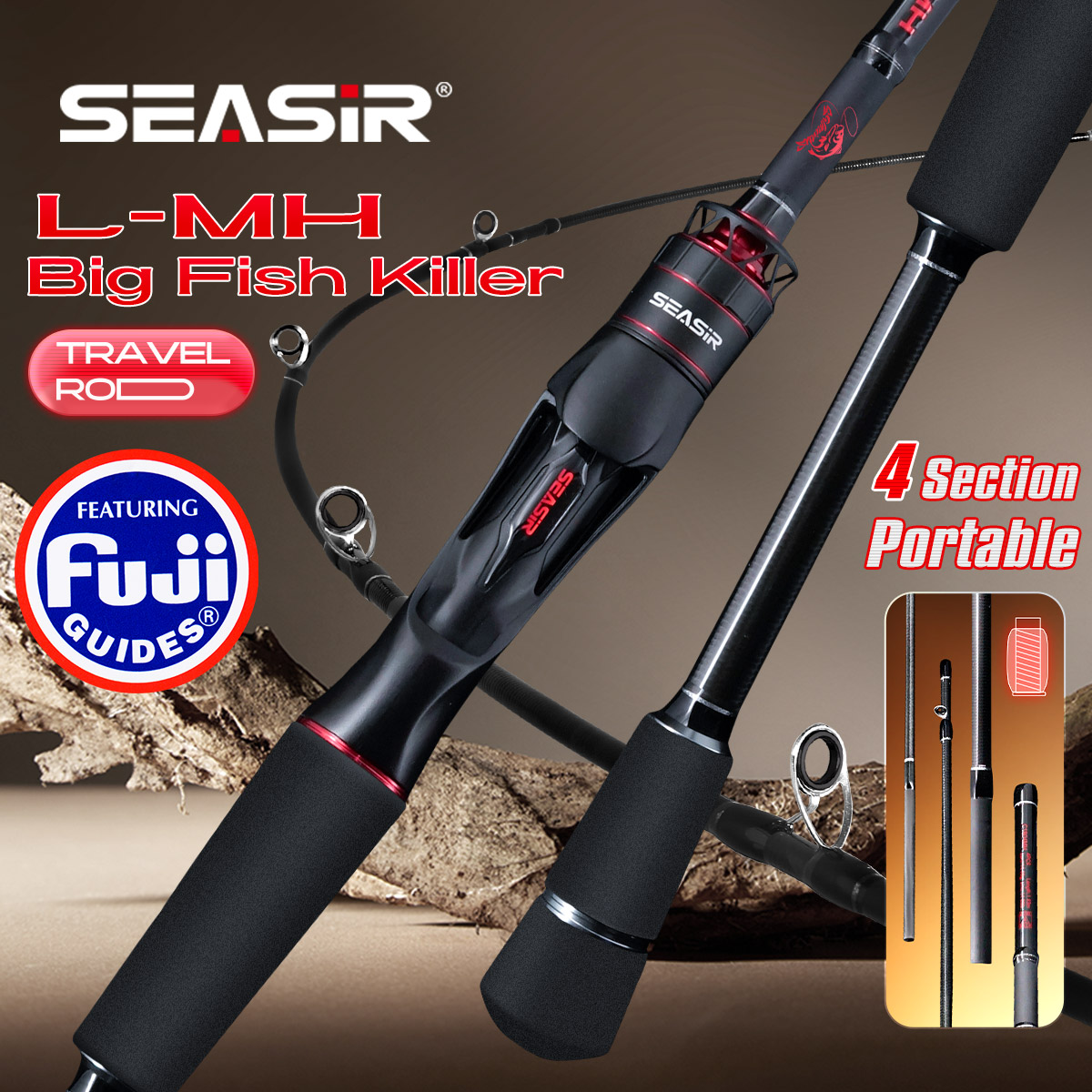 Seasir Salminus XF M/MH Spinin - Fishing Rod Surf のレビューと価格