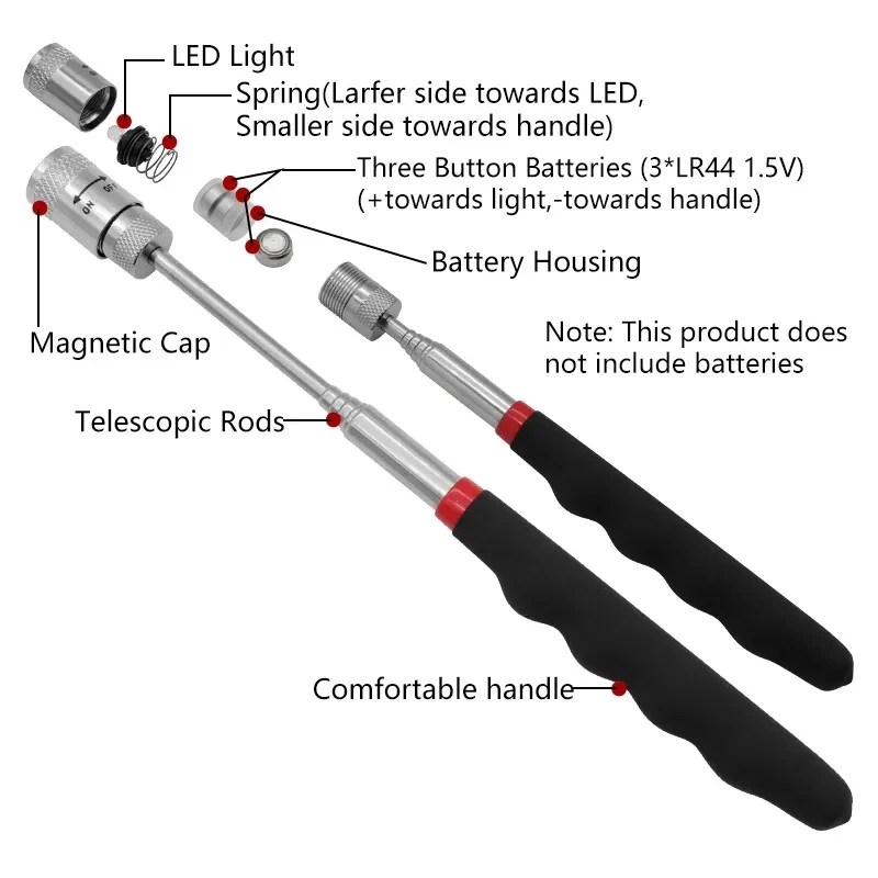 Telescopic Magnetic Pen Extend - Fishing Rod Telescopic のレビューと価格
