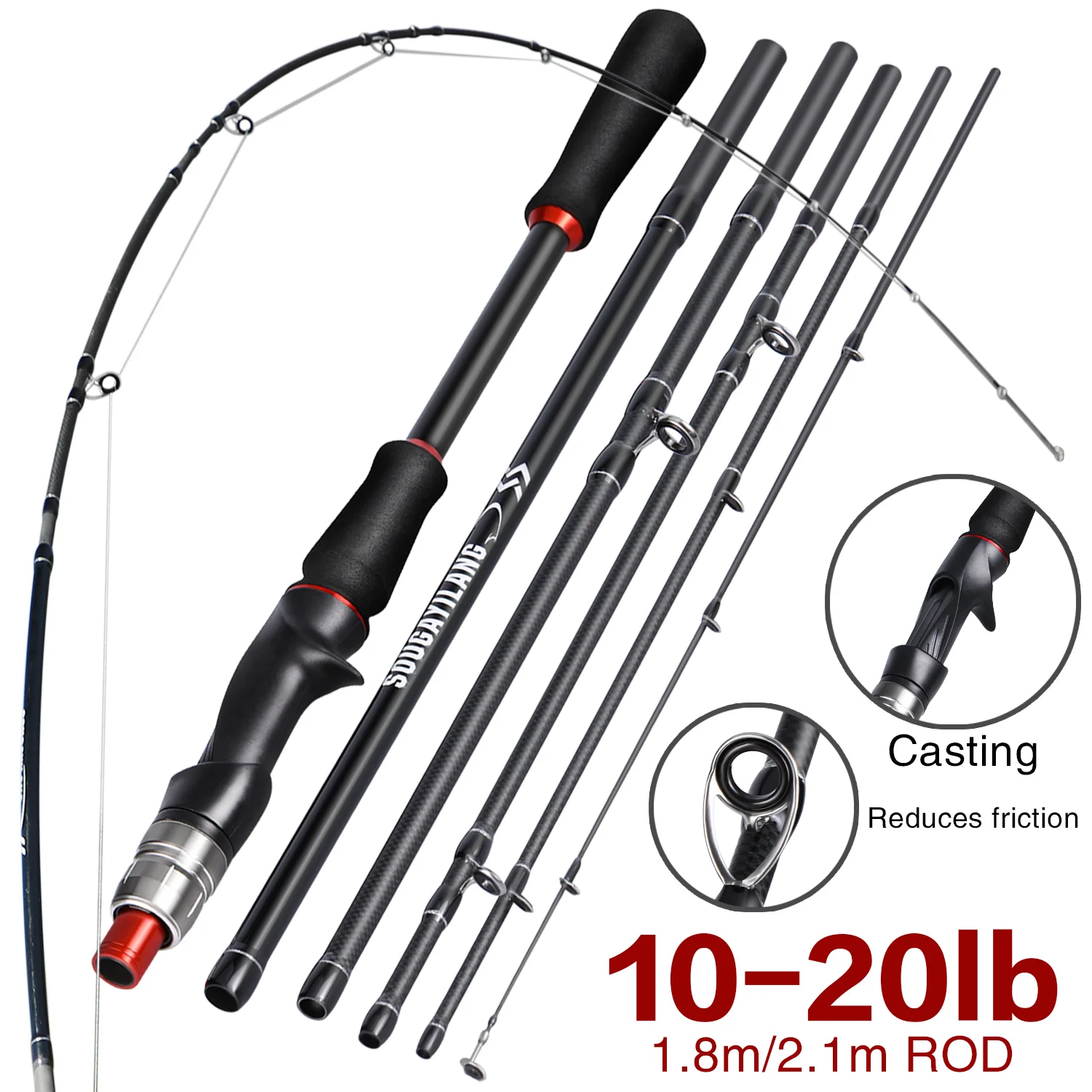 Sougayilang Lure Fishing Rod 1 - Fishing Rod Surf のレビューと価格