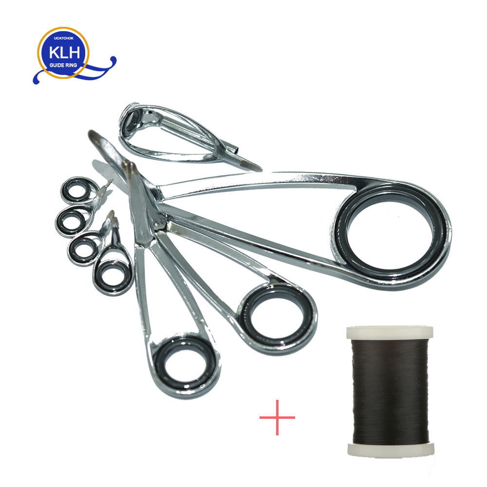 8pcs/Kit KLH Bracket Stainless - Fishing Rod Spinning のレビューと価格