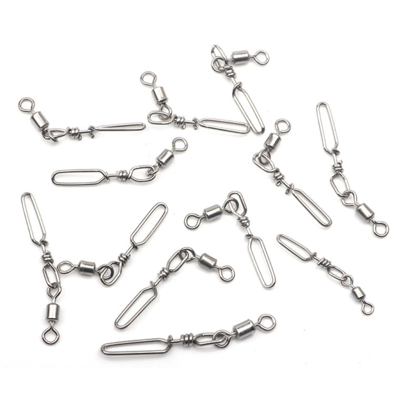 10Pcs Stainless Steel Quick Sn - Fishing Rod Building Kit のレビューと価格