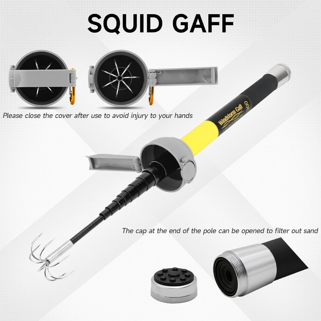 SANLIKE Fishing-Squid Gaff 3M/ - Fishing Rod Carbon Fiber のレビューと価格