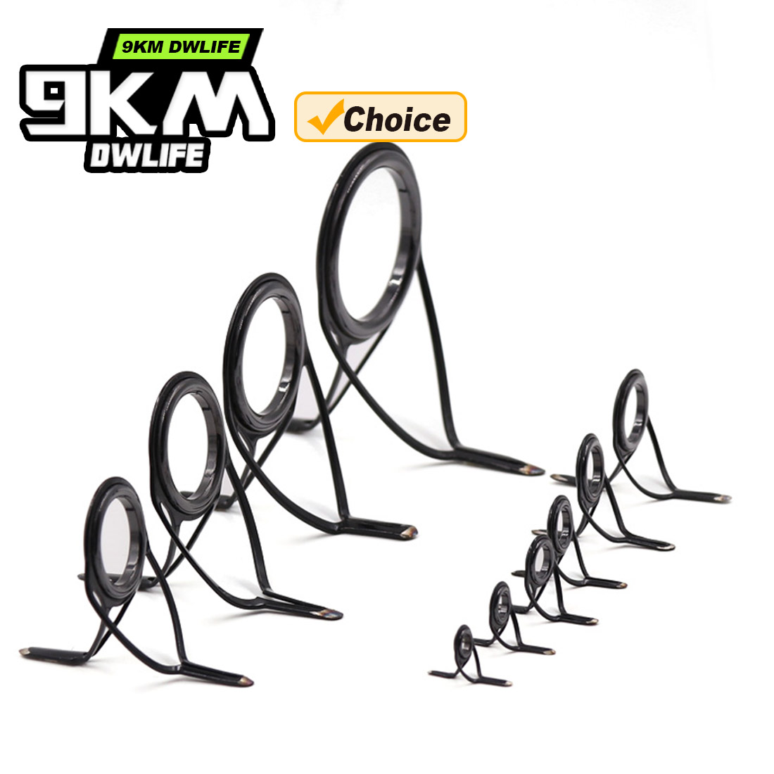 9KM OB Curved Rod Guide Kit 10 - Fishing Rod Spinning のレビューと価格