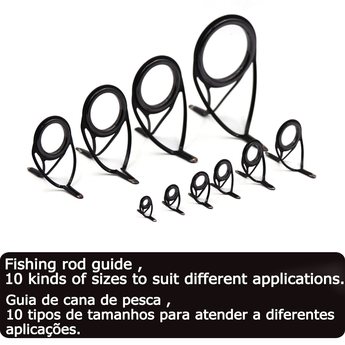 9KM OB Curved Rod Guide Kit 10 - Fishing Rod Spinning のレビューと価格