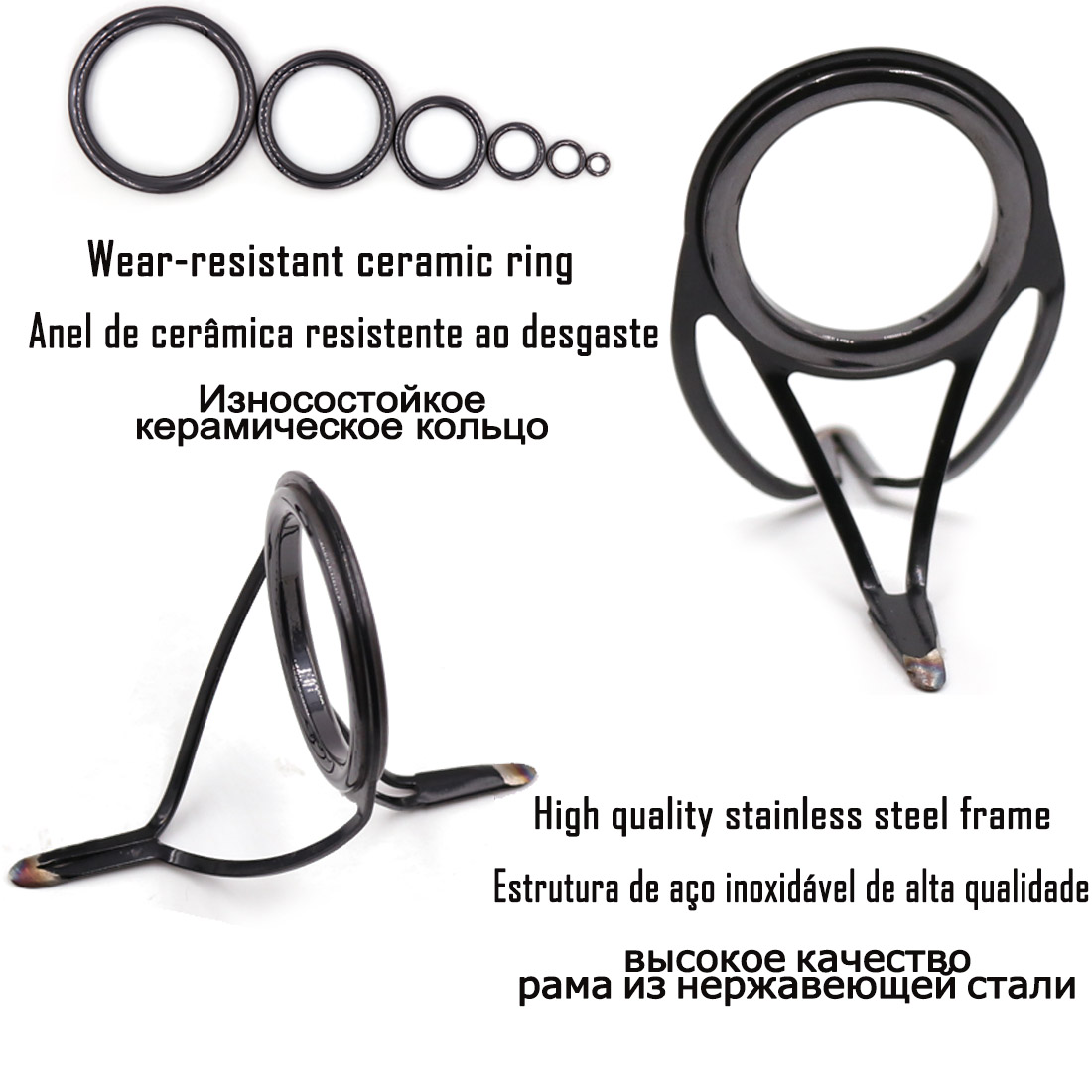 9KM OB Curved Rod Guide Kit 10 - Fishing Rod Spinning のレビューと価格