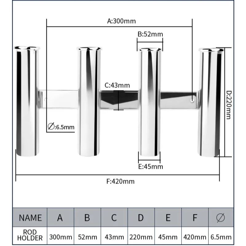 Stainless Steel 4 Tubes Rod ho - Fishing Rod Boat のレビューと価格