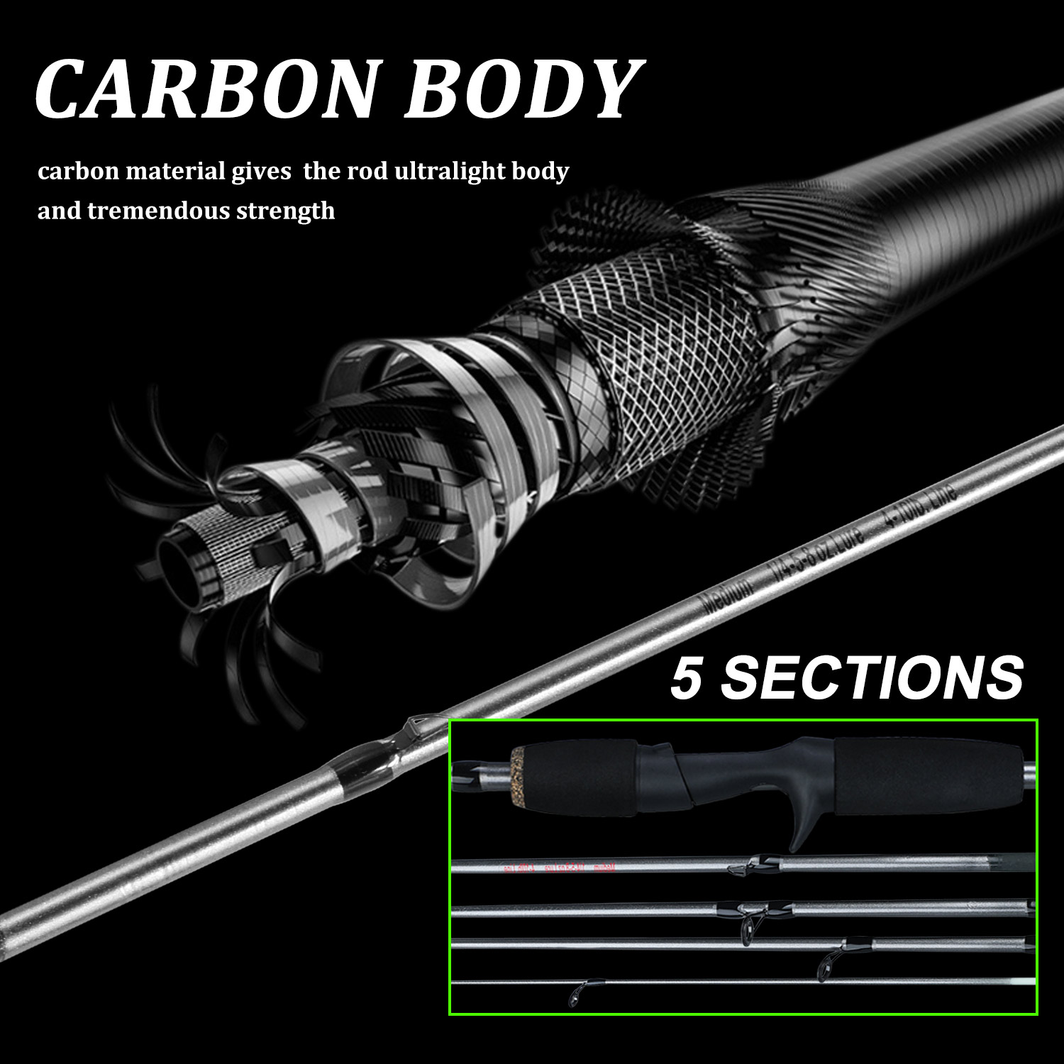 Sougayilang Fishing Rod Combo  - Fishing Rod Carbon Fiber のレビューと価格
