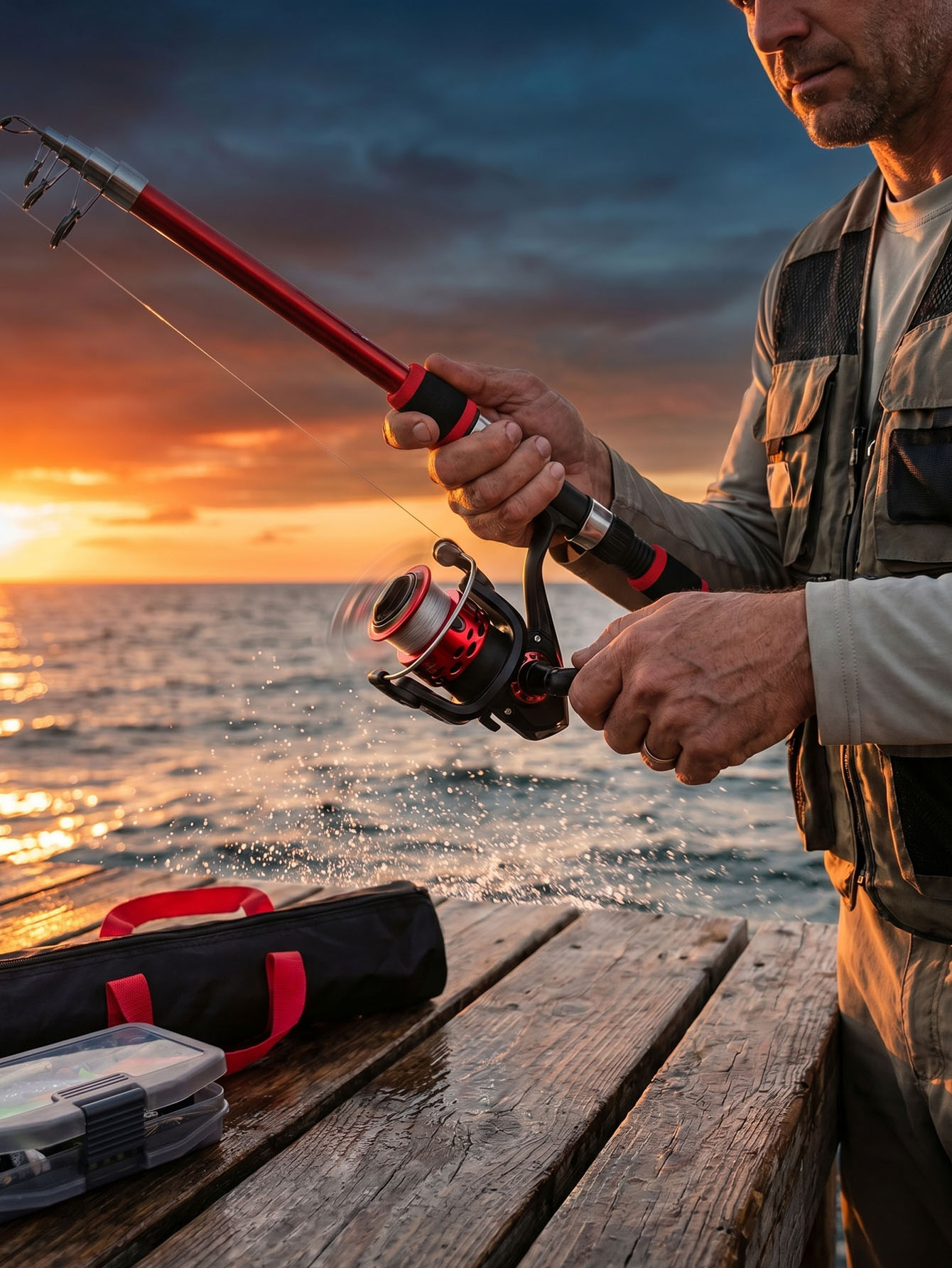 Fishing Rod Reel Combos Collap - Fishing Rod Spinning のレビューと価格