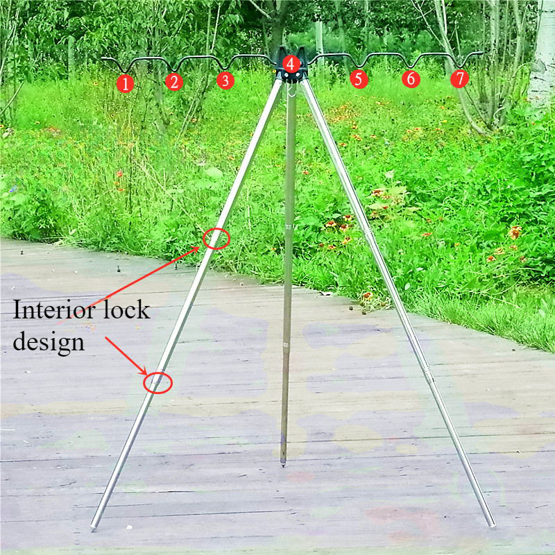 1PC Fishing Sea Rod Bracket Al - Fishing Rod Telescopic のレビューと価格