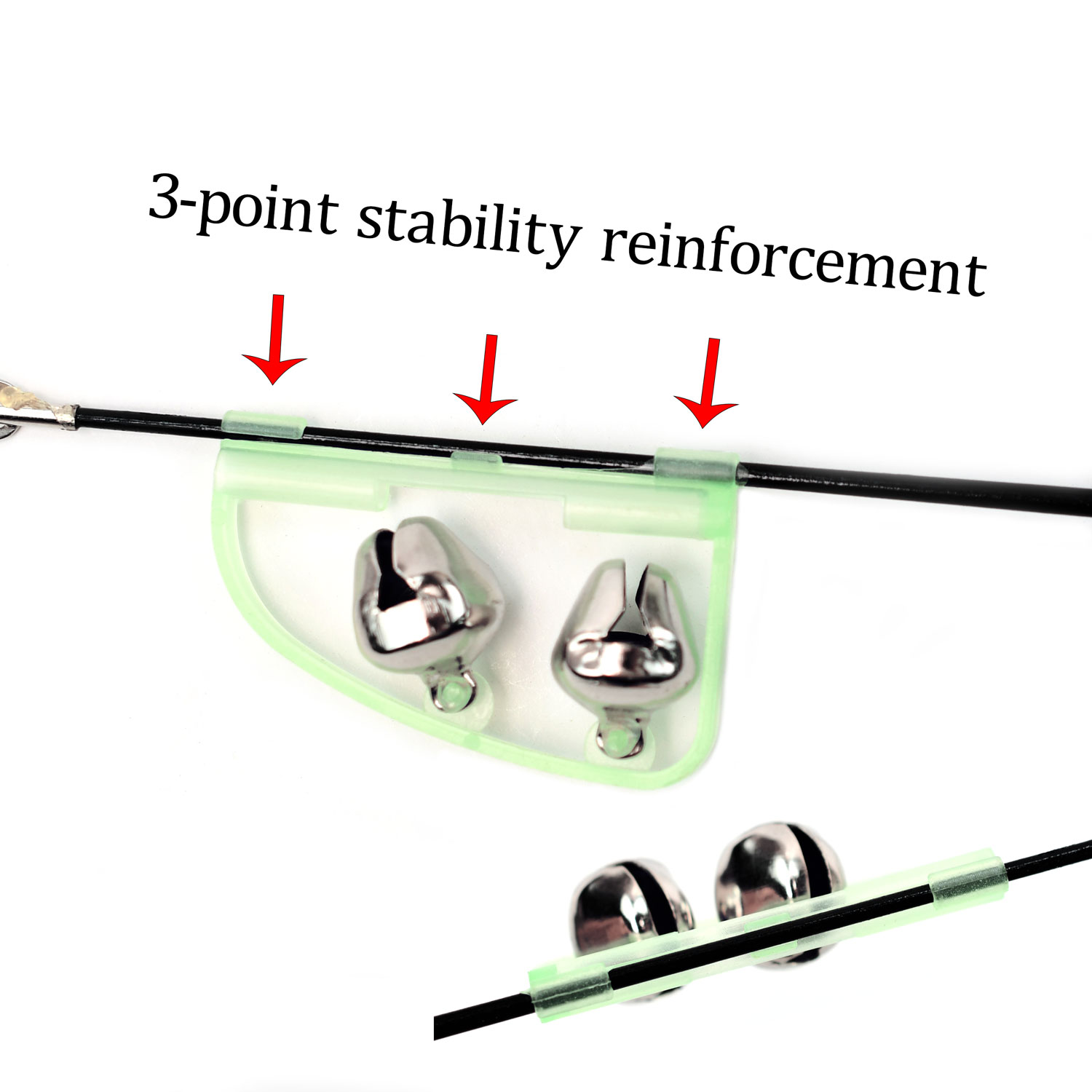 Topranc Double Bells Fishing B - Fishing Rod Casting のレビューと価格