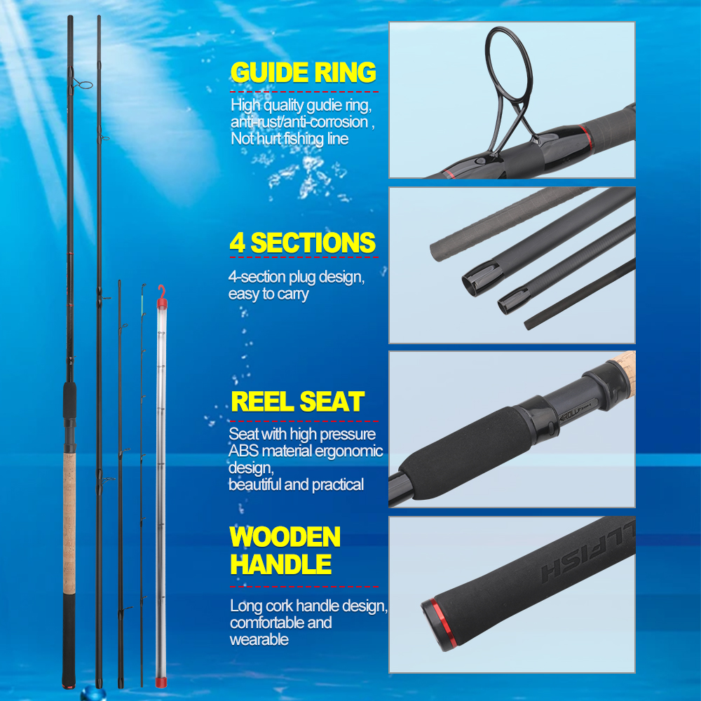 ROLLFISH 3.6m/3.9m Carbon Feed - Fishing Rod Tip Replacement のレビューと価格