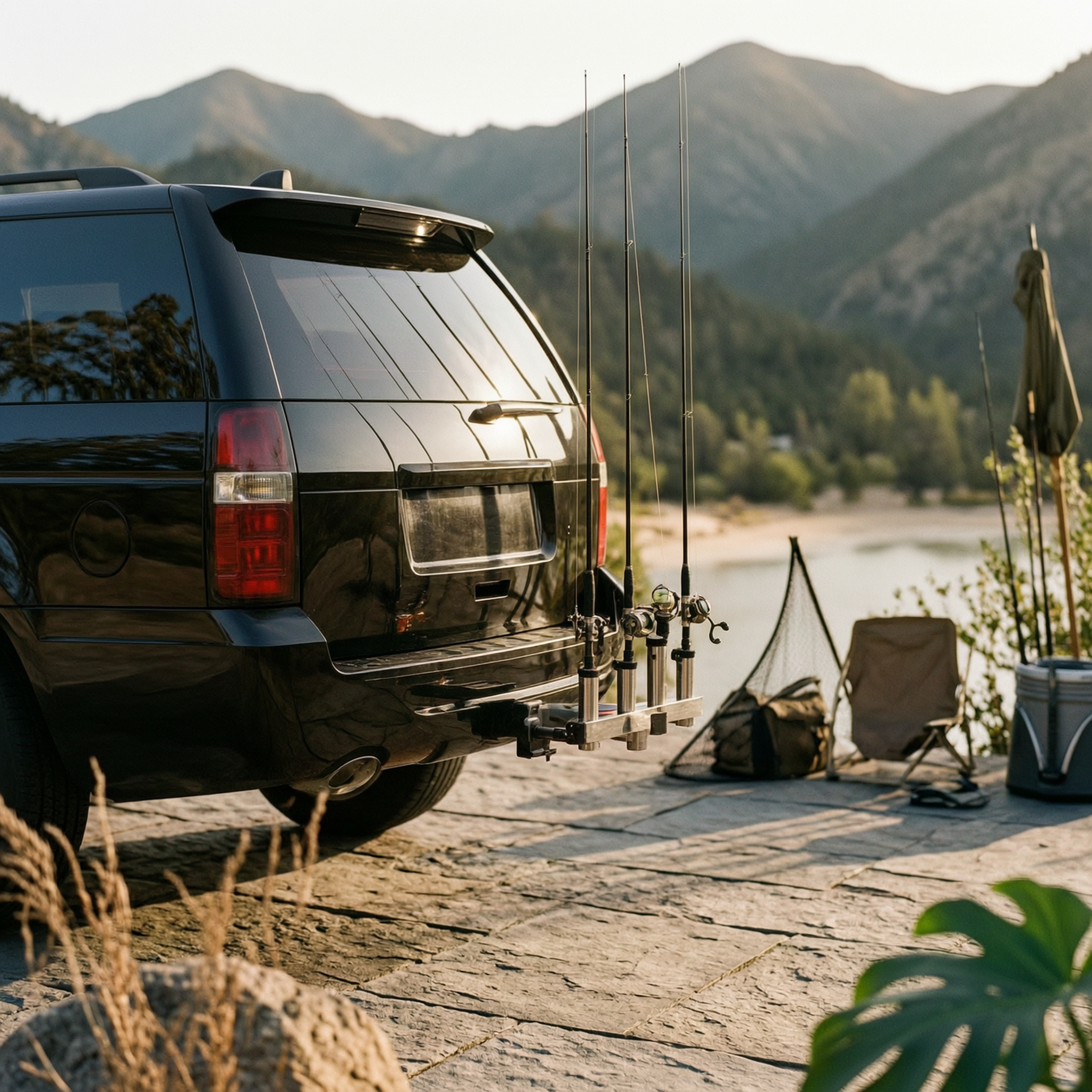 Hitch Fishing Rod Holder Stain - Fishing Rod Rack のレビューと価格
