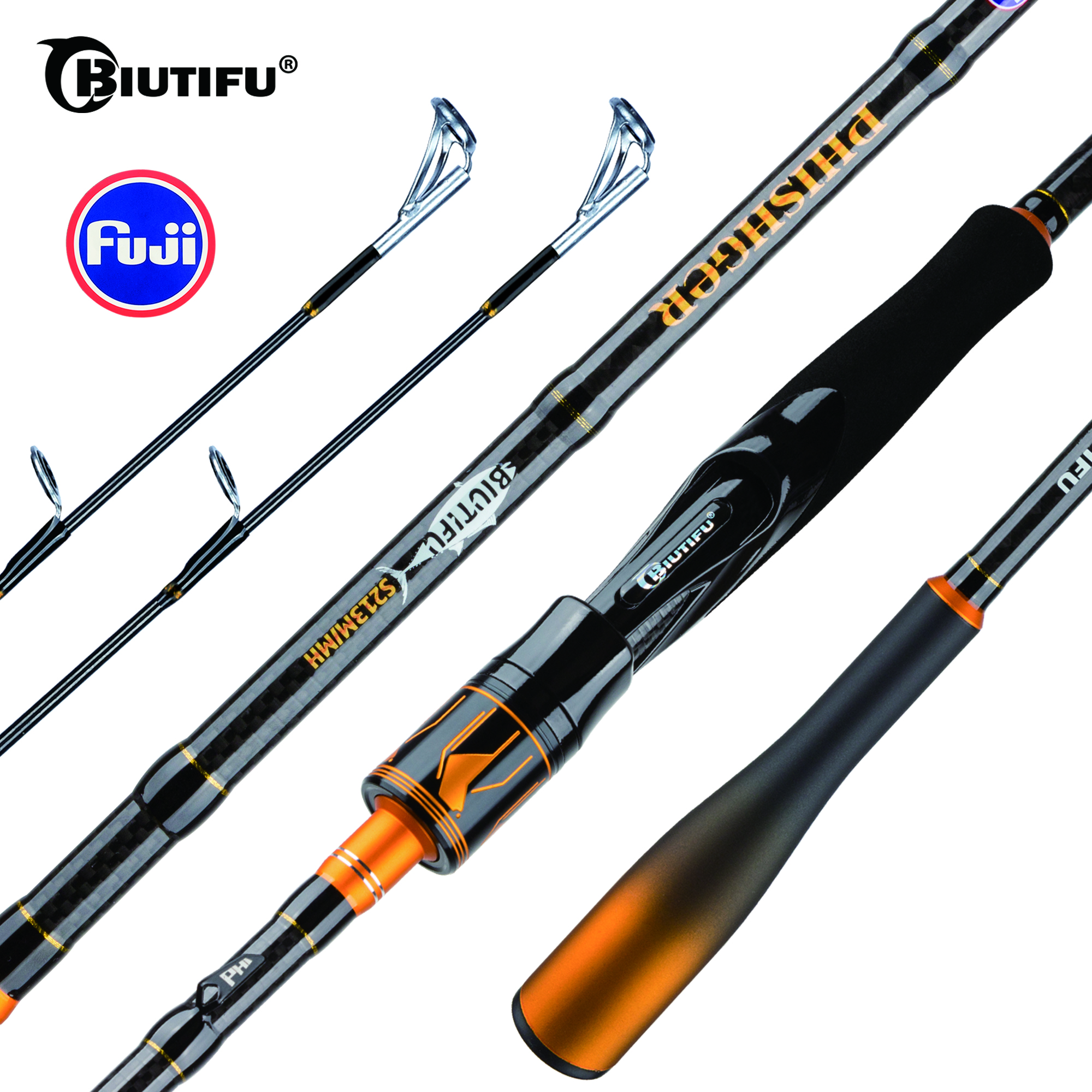 BIUTIFU 2-Tip Fuji Guide Spinn - Fishing Rod Surf のレビューと価格