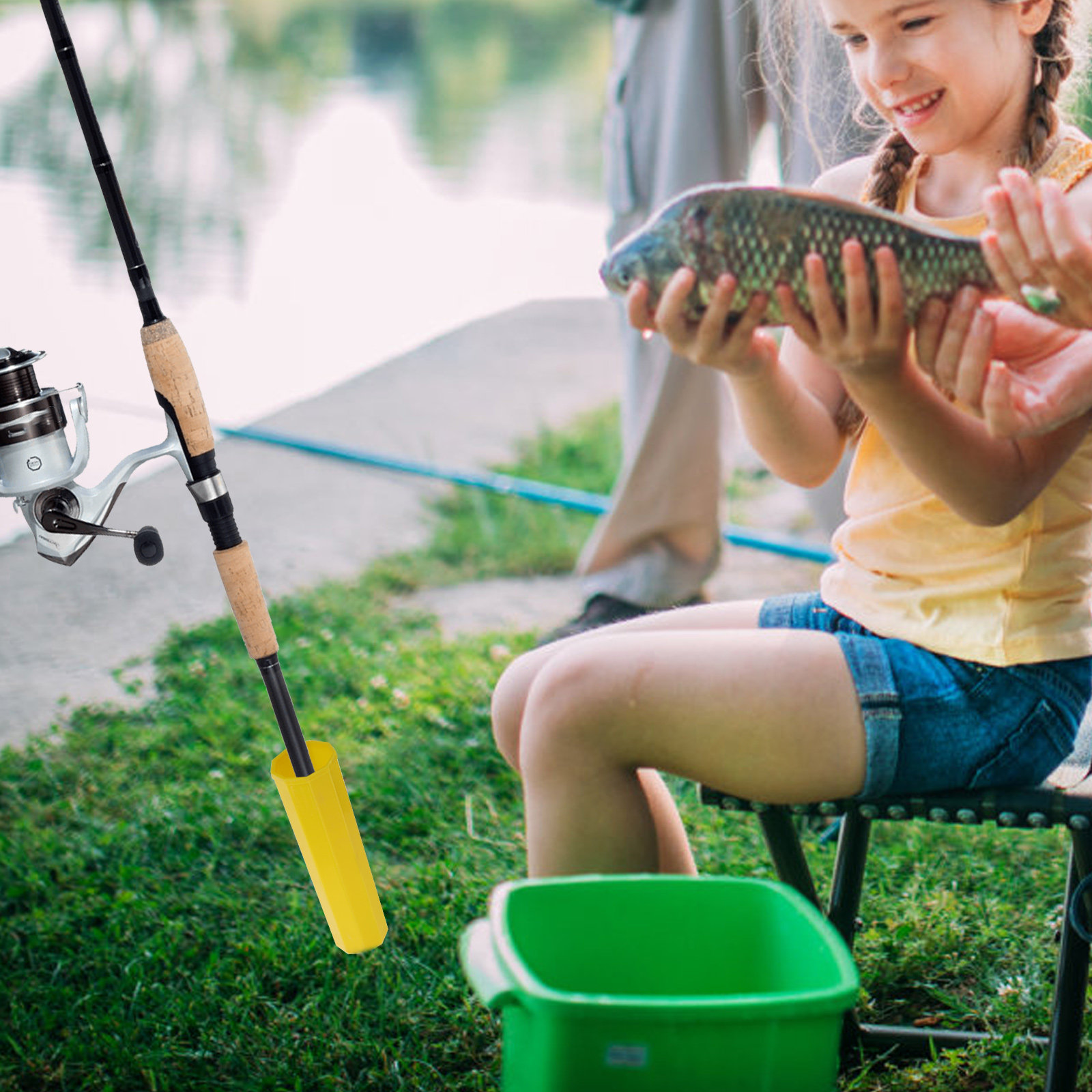 2Pcs Fishing Rod Socket St Ban - Fishing Rod Casting のレビューと価格