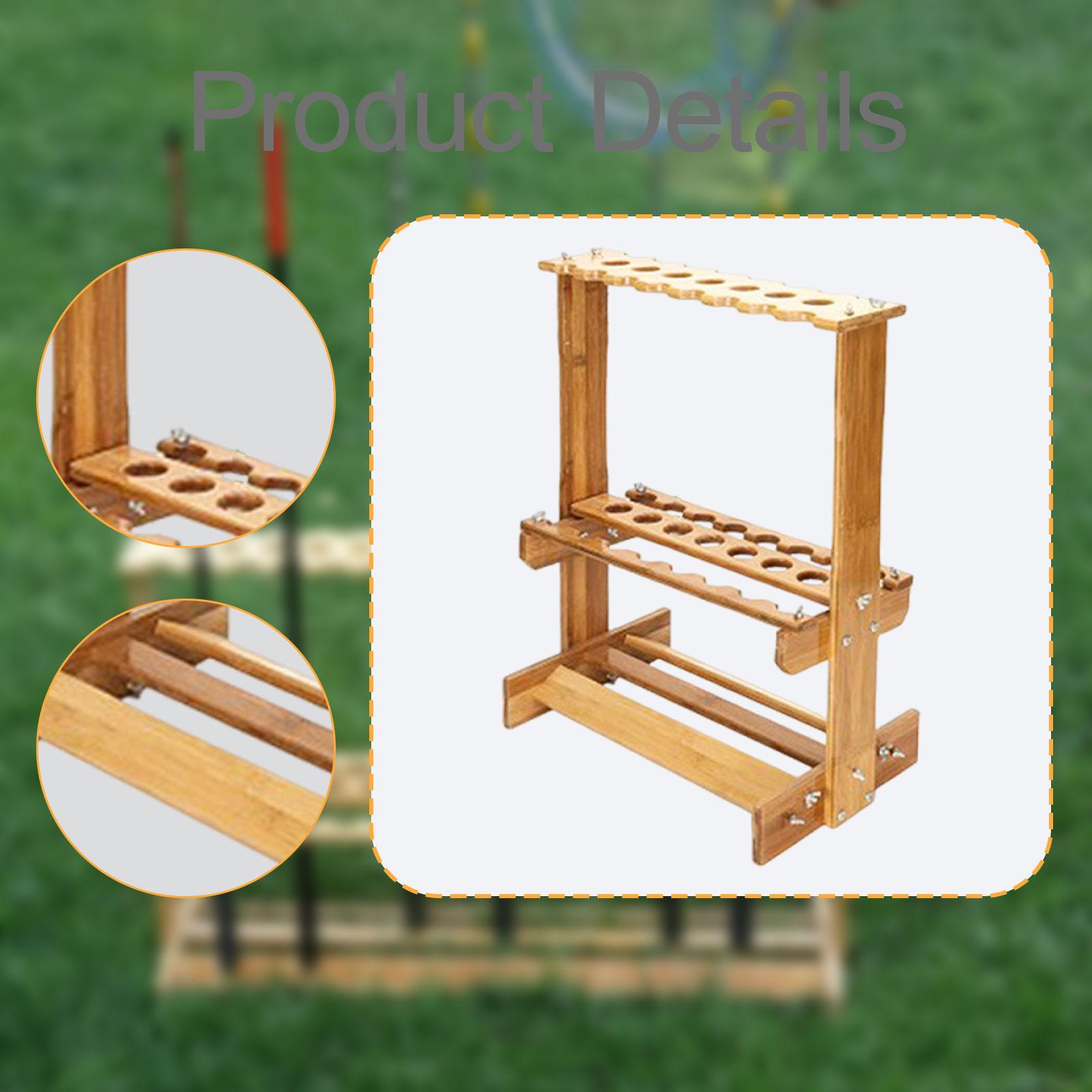 Fishing Rod Storage Rack Bambo - Fishing Rod Rack のレビューと価格