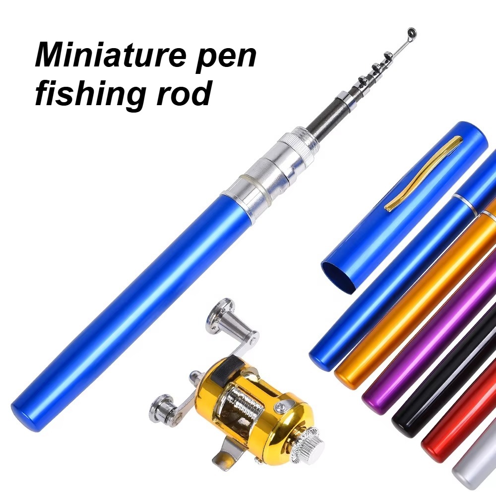Mini portable steel pen fishin - Fishing Rod Case のレビューと価格