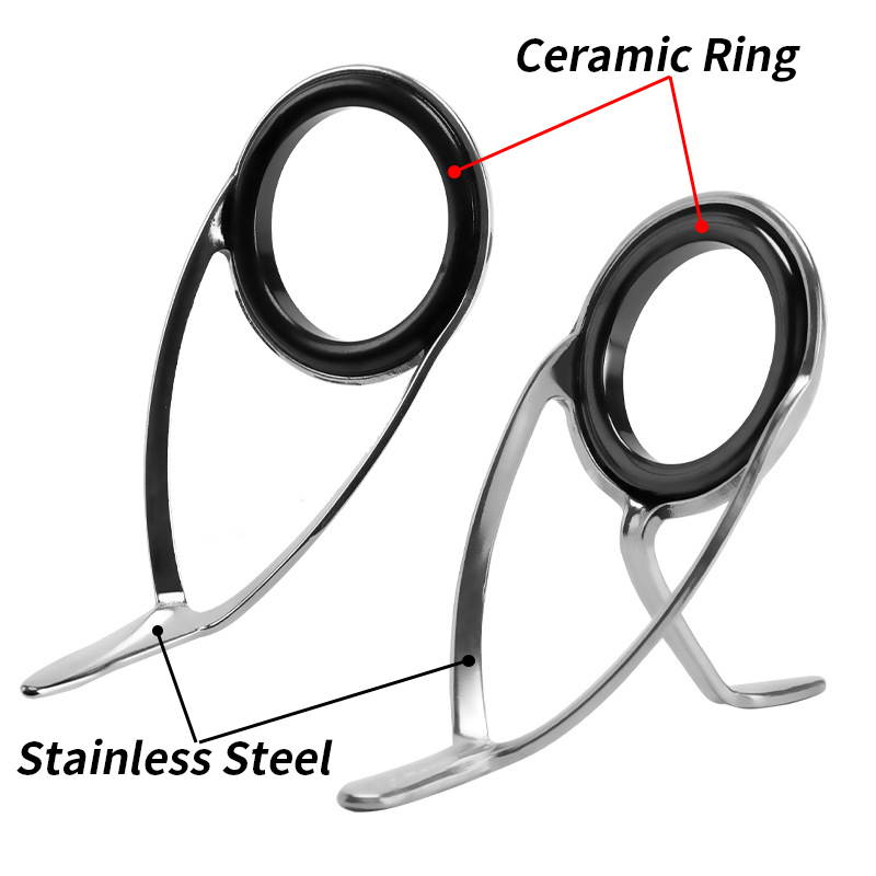 9Pcs Fishing Rod Guides Ring R - Fishing Rod Spinning のレビューと価格