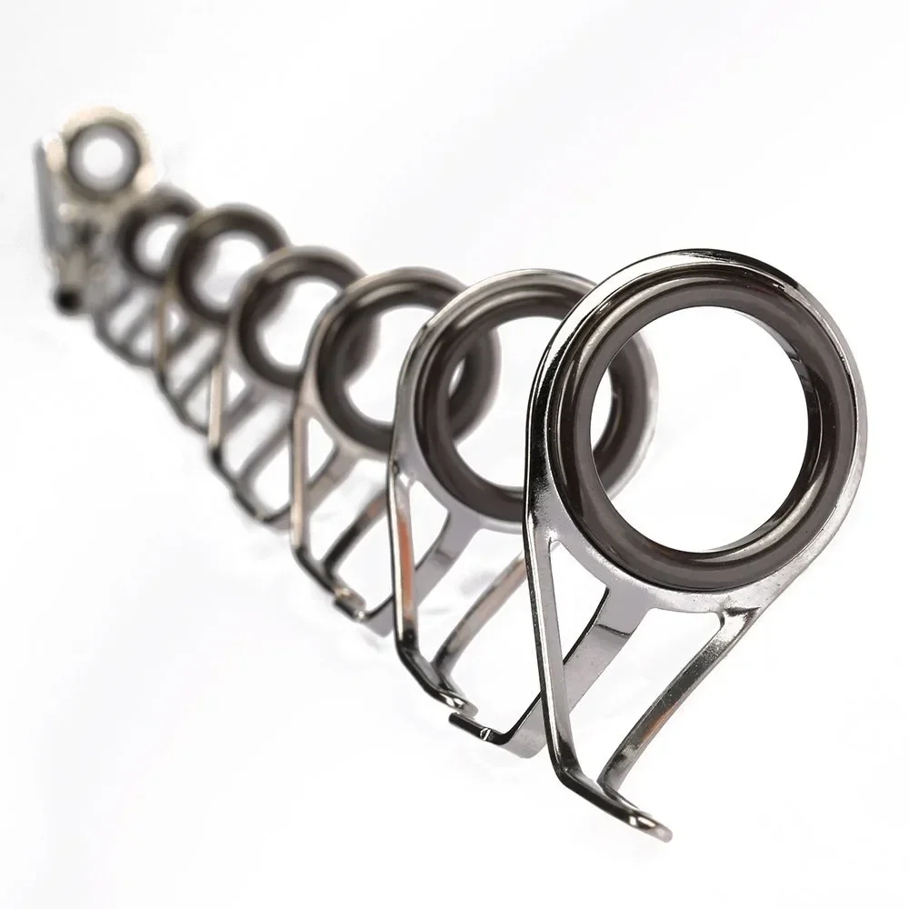 7pcs/set Fishing Tackle Stainl - Fishing Rod Guide Replacement のレビューと価格