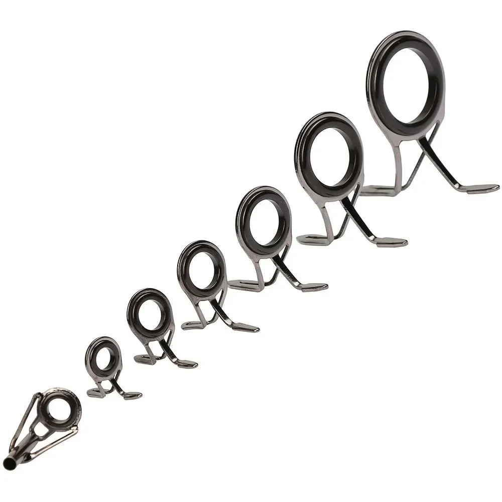 7pcs/set Fishing Tackle Stainl - Fishing Rod Guide Replacement のレビューと価格