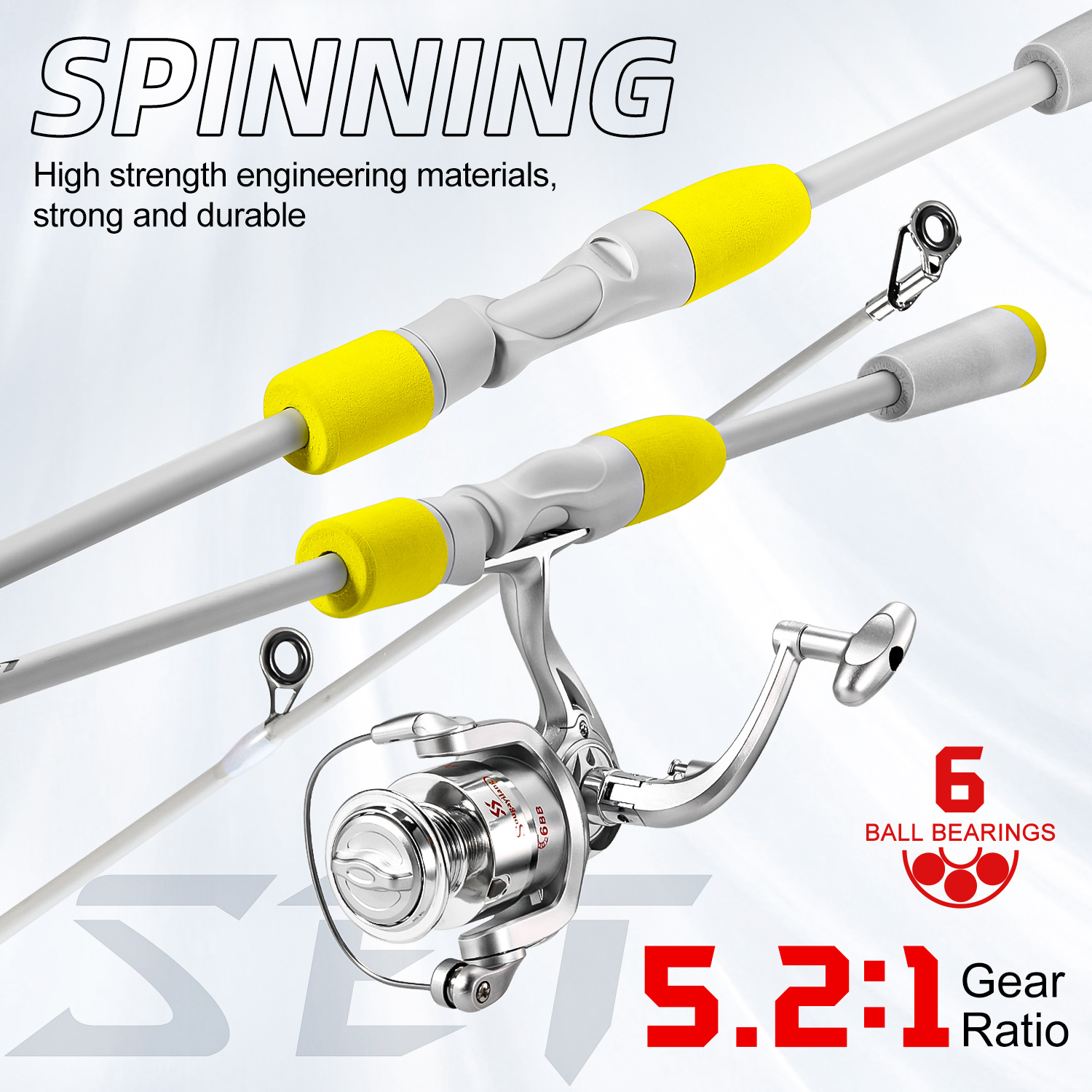 Sougayilang 2section Spinning  - Fishing Rod Spinning のレビューと価格