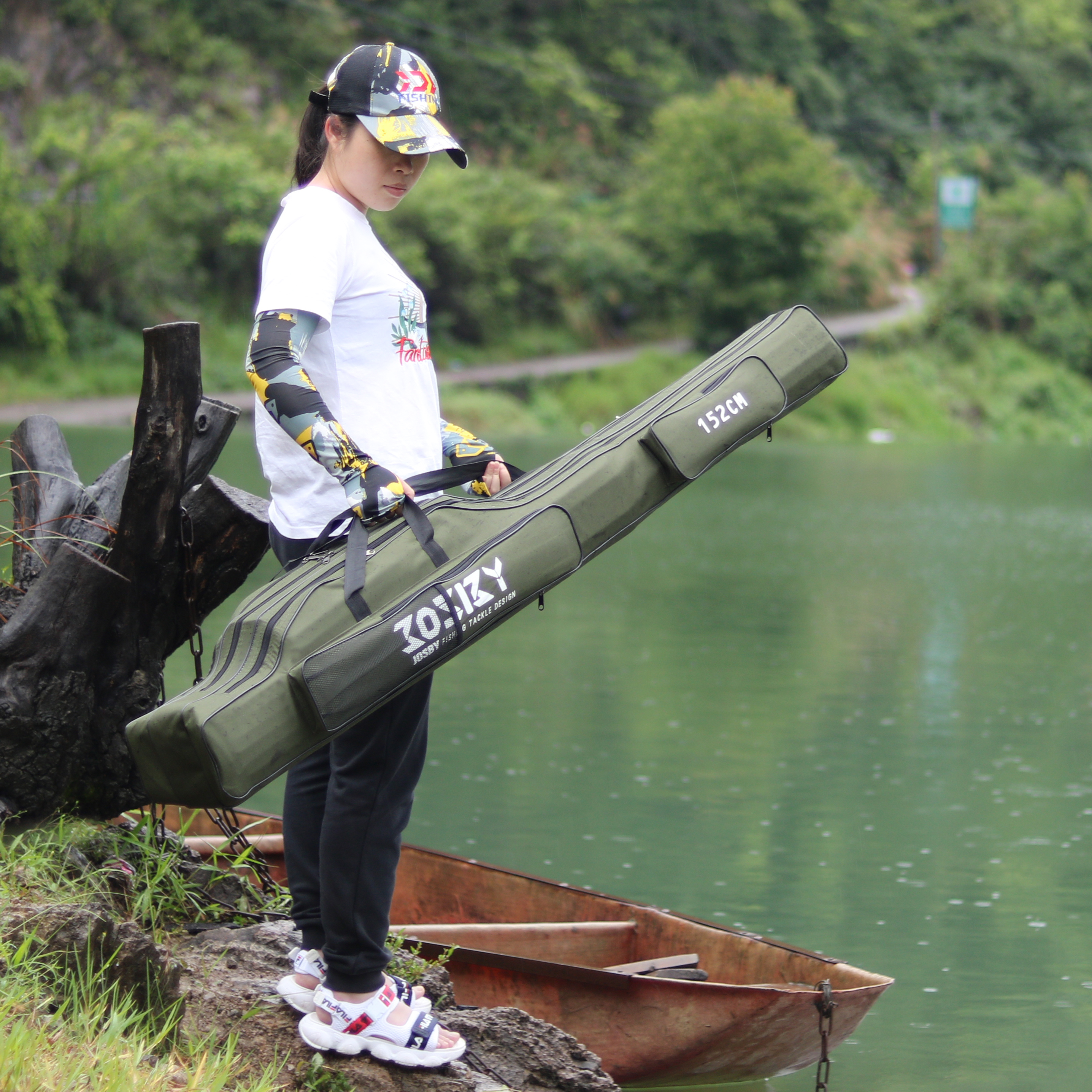 Portable Foldable Fishing Rod  - Fishing Rod Case のレビューと価格