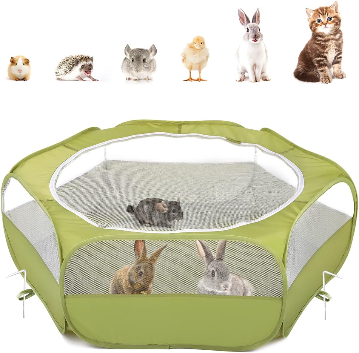 Pawaboo Small Animals Playpen  - Fishing Rod Travel のレビューと価格