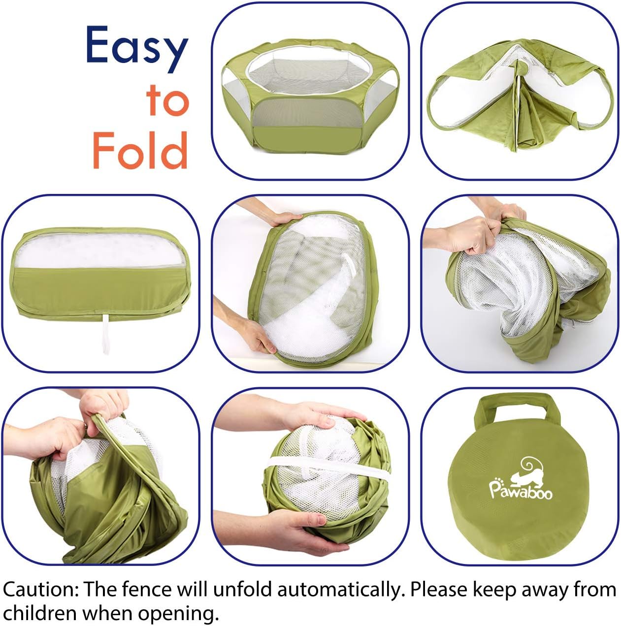 Pawaboo Small Animals Playpen  - Fishing Rod Travel のレビューと価格
