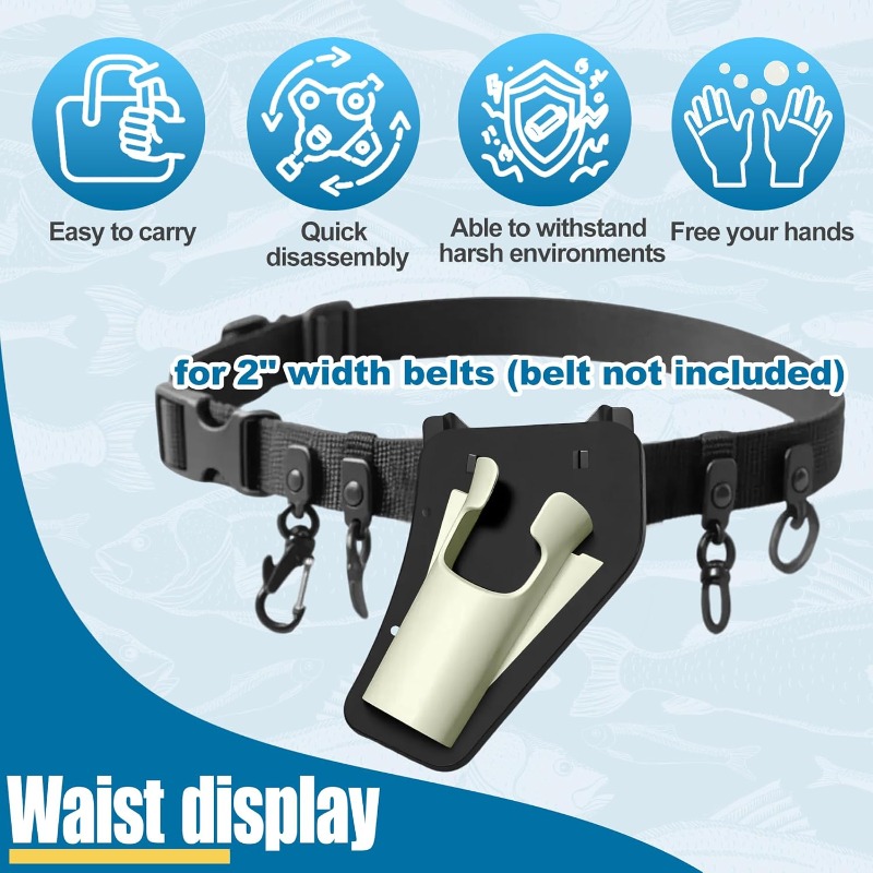 1PC Outdoor Fishing Rod Waist  - Fishing Rod Fly のレビューと価格